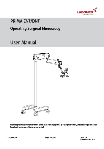 Prima ENT Microscope User Manual